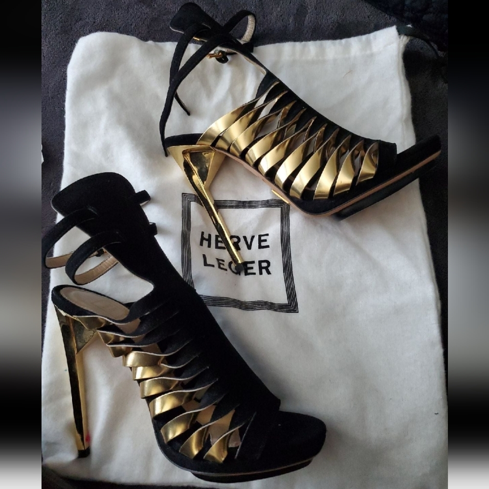 Herve Leger heels